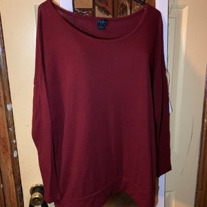 Burgundy sweater